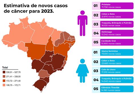 cancer mais comuns no brasil